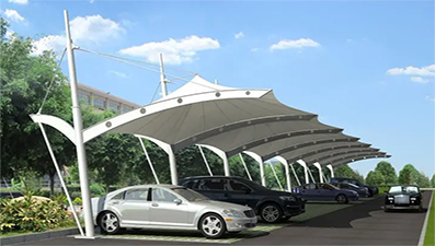 北京膜結構工程施工時車棚注意從全方位把控質量