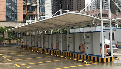智慧停車(chē)新選擇,北京充電樁膜結(jié)構(gòu)雨棚打造城市智能交通